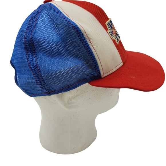 1984 Super Bowl XVIII Trucker Cap Vintage 1980s Snapback Hat Mesh Back NFL OS - Picture 2 of 8